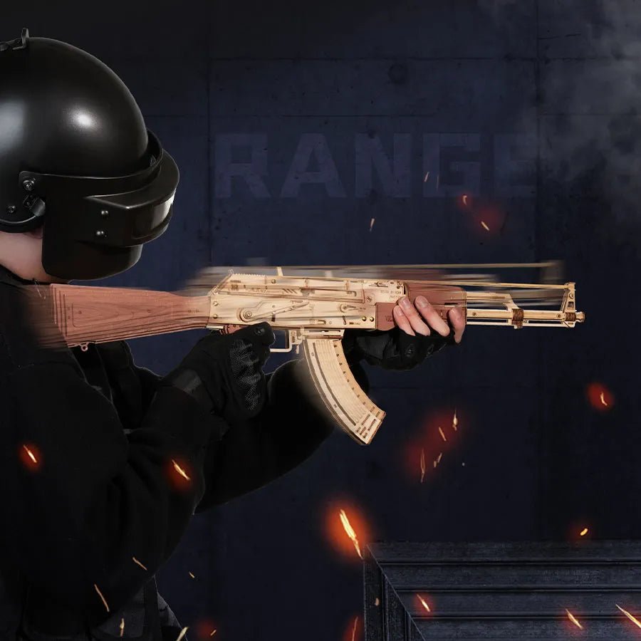 AK-47 - 3D Fa Makett - Makett Kuckó