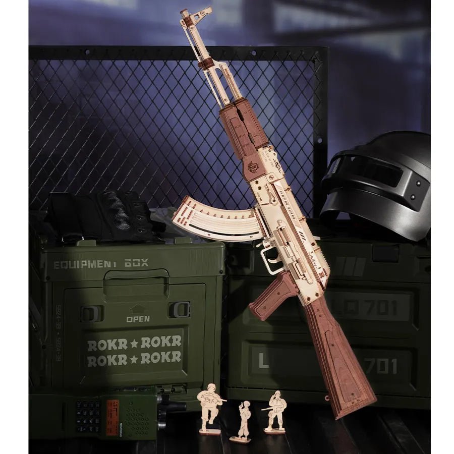 AK-47 - 3D Fa Makett - Makett Kuckó