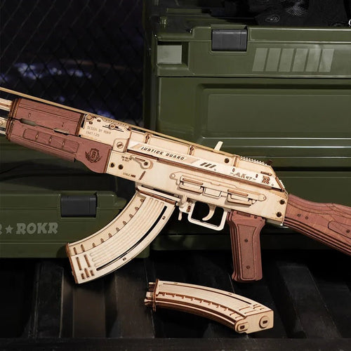 AK-47 - 3D Fa Makett - Makett Kuckó