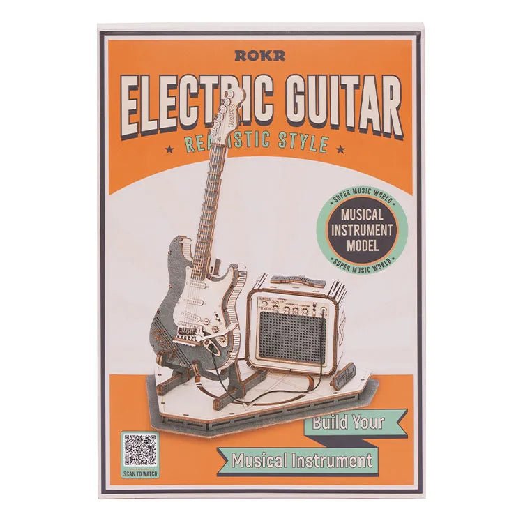 Elektromos Gitár - 3D Puzzle - Makett Kuckó