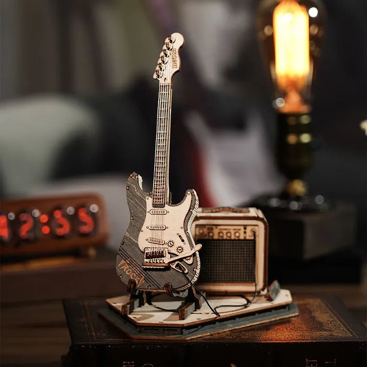 Elektromos Gitár - 3D Puzzle - Makett Kuckó