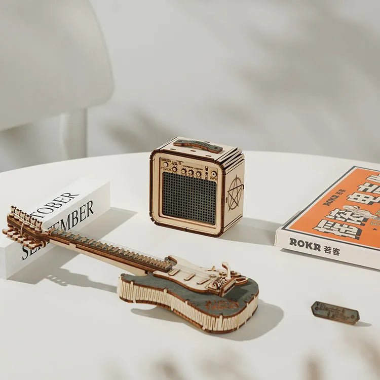 Elektromos Gitár - 3D Puzzle - Makett Kuckó