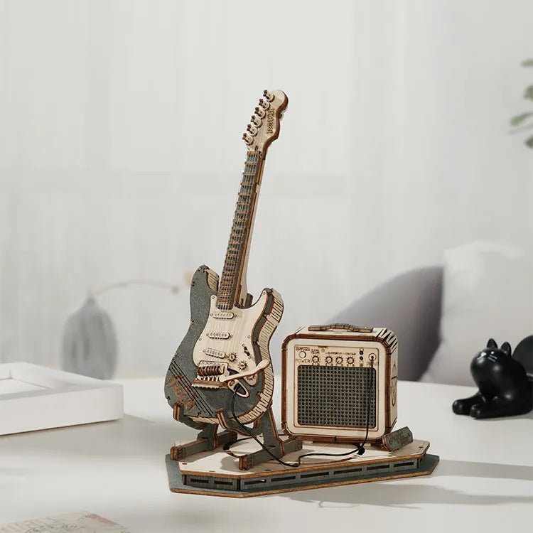 Elektromos Gitár - 3D Puzzle - Makett Kuckó