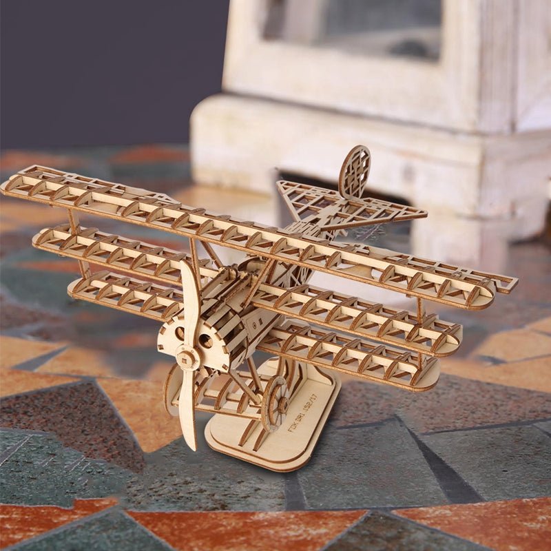 Repülő - 3D Fa puzzle - Makett Kuckó
