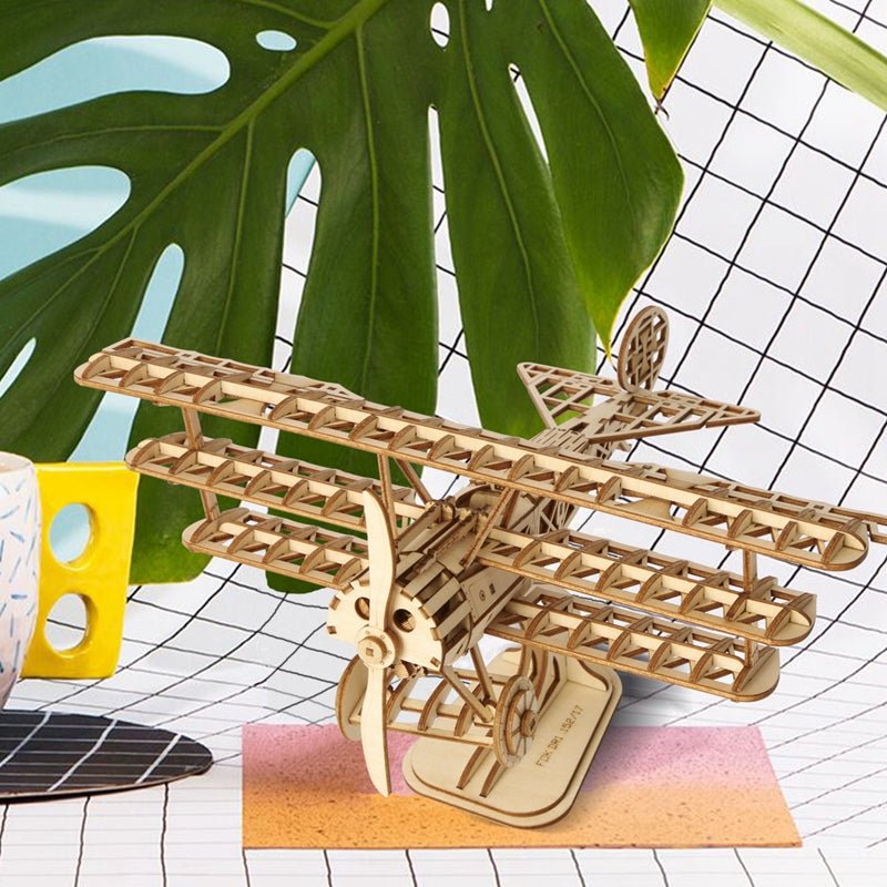 Repülő - 3D Fa puzzle - Makett Kuckó