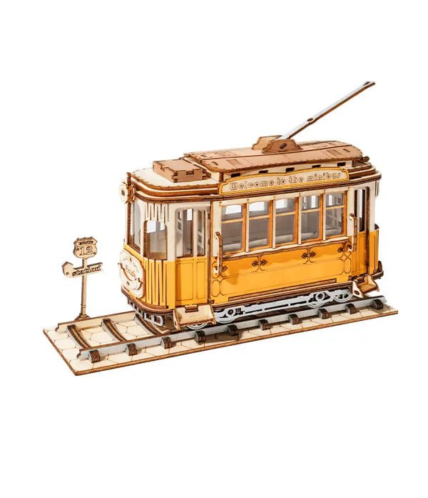 Villamos - 3D Fa puzzle - Makett Kuckó