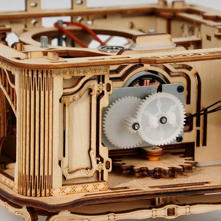 Gramophone - 3D Fa Puzzle ( zenélő ) - Makett Kuckó