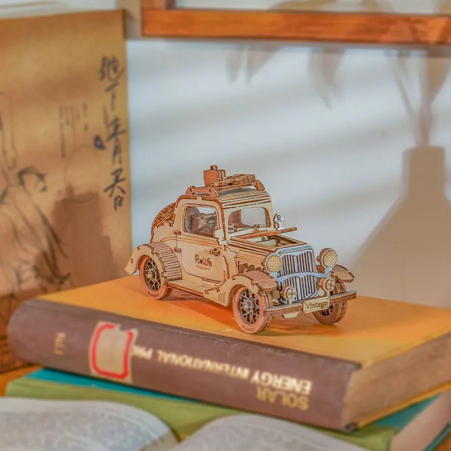 Vintage Auto - 3D Fa puzzle - Makett Kuckó