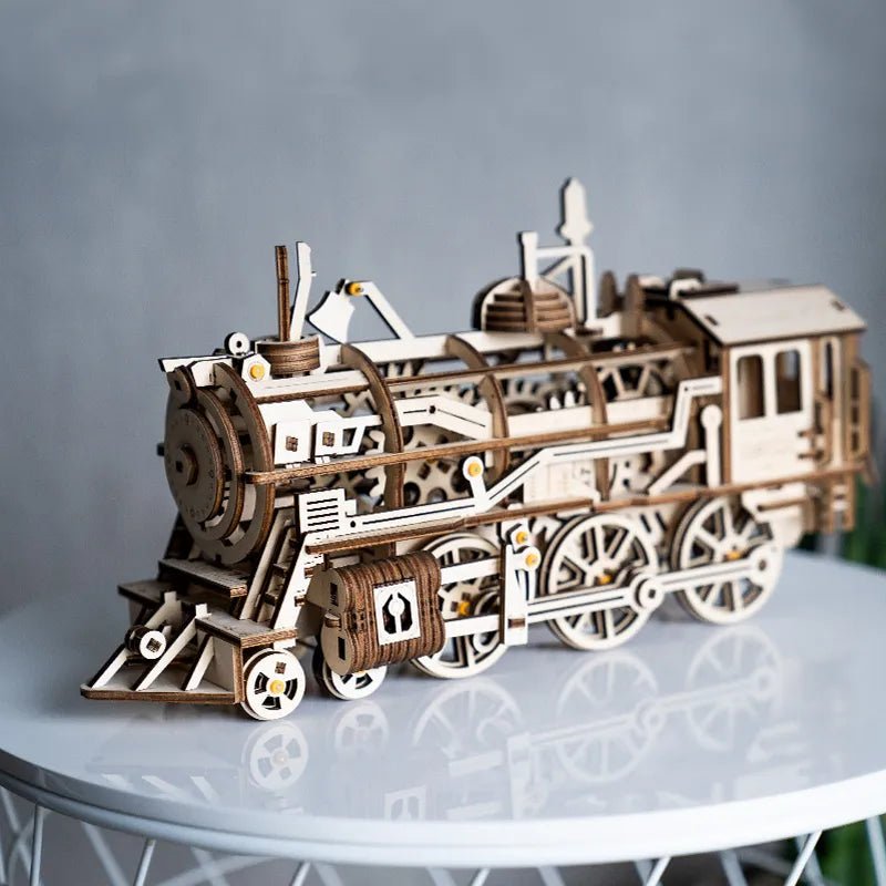 Lokomotív - 3D Fa Puzzle - Makett Kuckó