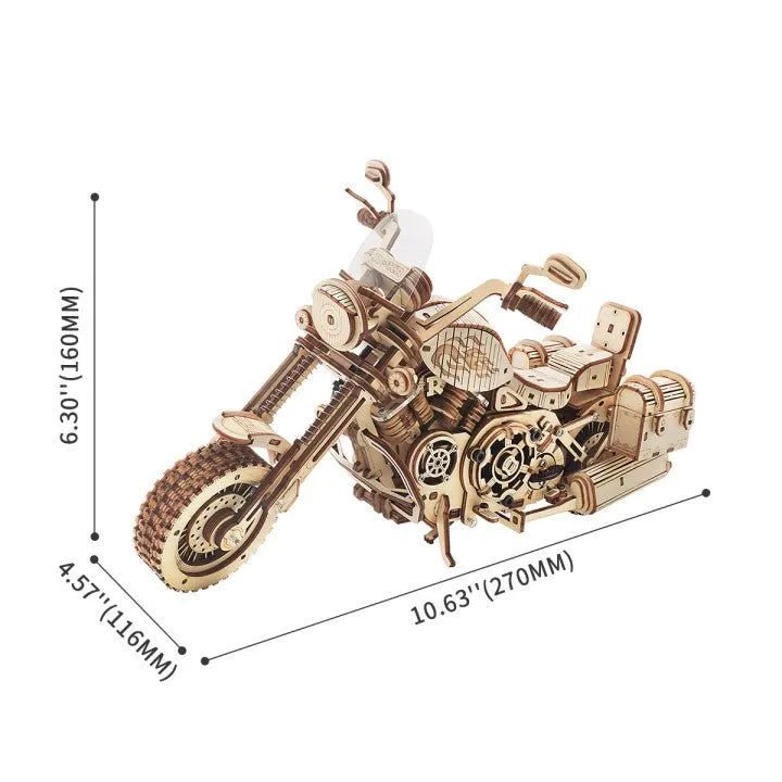 Cruiser Motor - 3D Fa Puzzle - Makett Kuckó
