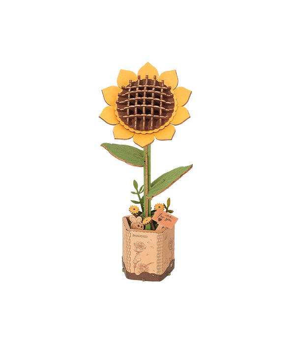 Napraforgó - 3D Fa puzzle - Makett Kuckó
