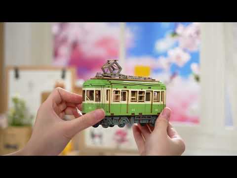 Sakura Villamos - 3D Fa puzzle
