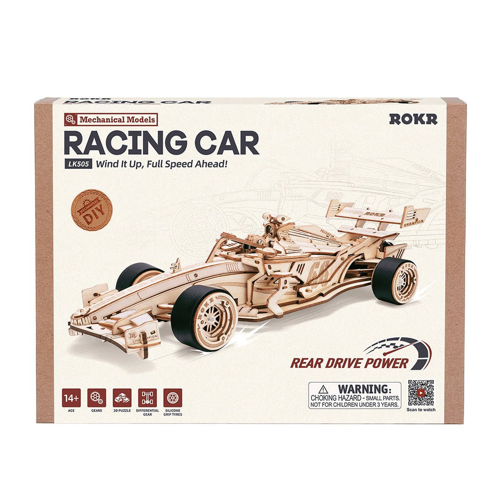 Formula verseny autó - 3D Fa puzzle - Makett Kuckó