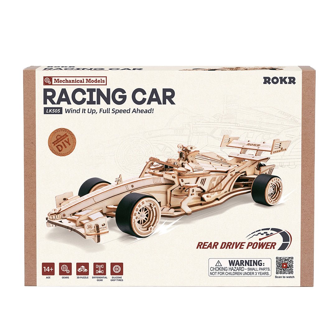 Formula verseny autó - 3D Fa puzzle - Makett Kuckó