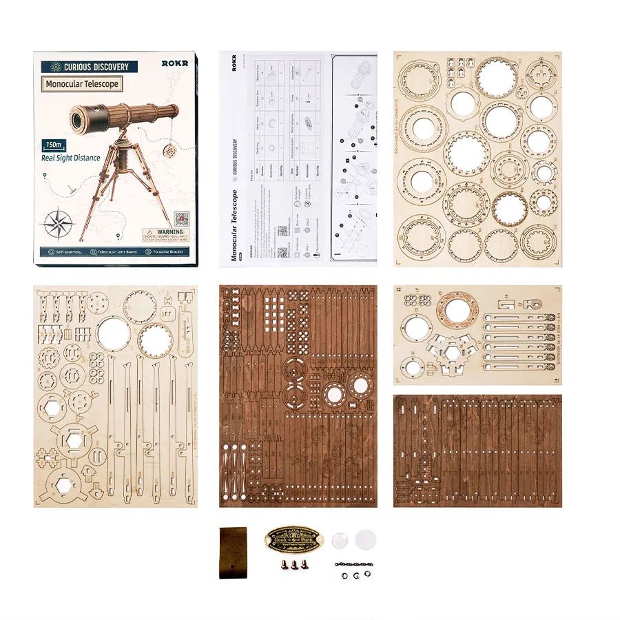 Teleszkóp - 3D Mechanikus - Makett Kuckó