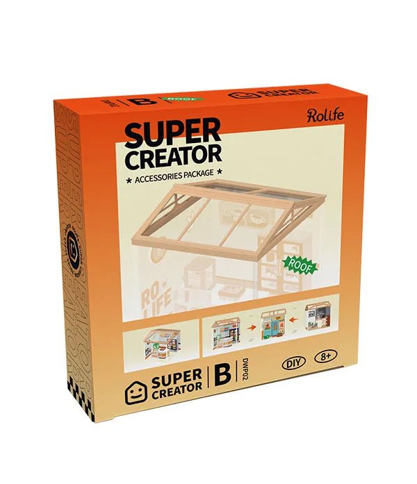 Tető kiegészítő - Mini Szuper Makettekhez - Makett Kuckó