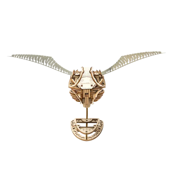 Harry Potter mechanikus Aranycikesz 3D fa makett dísztalpon