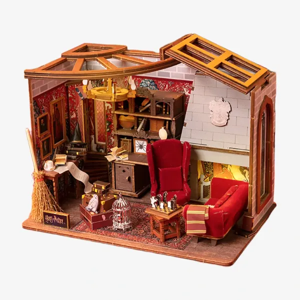 Harry Potter Griffendél klubhelyiség 3D fa makett