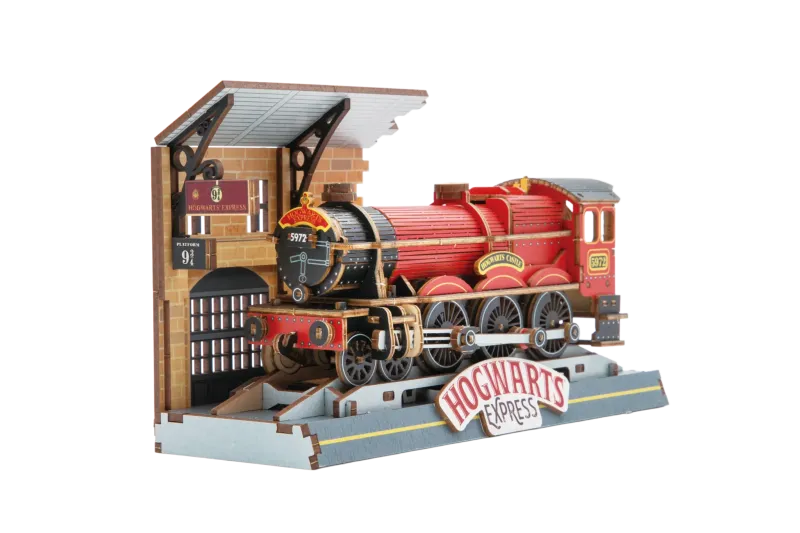 harry-potter-roxfort-expressz-3d-fa-makett Harry Potter Roxfort Expressz gőzmozdony 3D fa makett