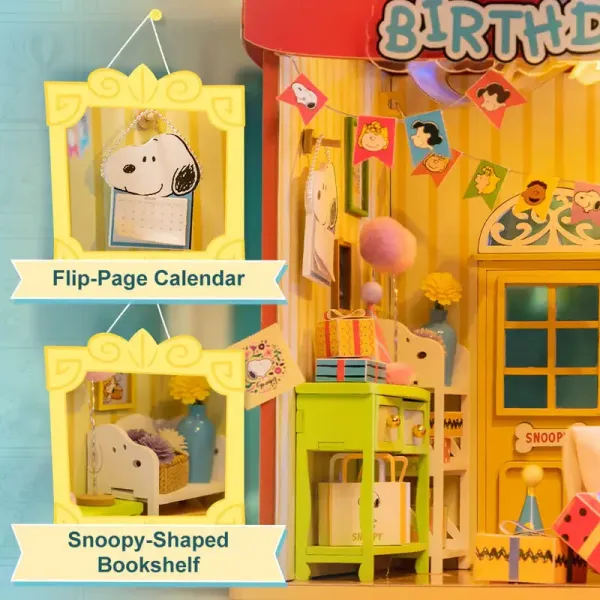 Puremind_x_Snoopy_Birthday_Party_wooden_puzzle_detail_close_up_3