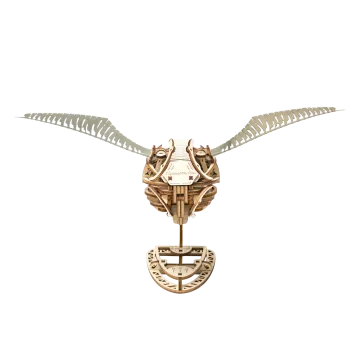 Harry Potter mechanikus Aranycikesz 3D fa makett dísztalpon