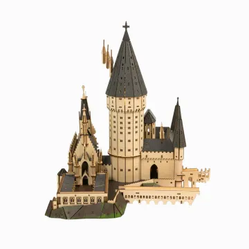 Harry Potter Roxfort kastély Nagy Terem 3D fa makett makettkucko