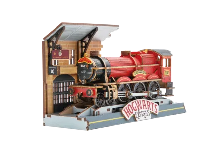 Harry Potter Roxfort Expressz gőzmozdony 3D fa makett